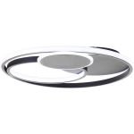 Brilliant Runda Plafondlamp Metaal Silicone Zwart 45W 5200lm - 830-865 CCT | 500mm - Afstandsbediening Dimbaar