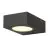 SLV Quadrasyl 15 Wandlamp Aluminium Grijs Vierkant | Buitenverlichting - IP44 - Geschikt voor 1x GX53 