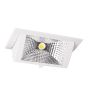 LED Downlight Wallwasher Wally Medium Wit 27W 3850lm 78x100D - 840 Koel Wit - 238x145mm