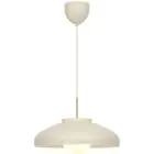 DFTP by Nordlux Latif Pendelarmatuur Metaal en Glas Beige | 400mm - Geschikt voor E14